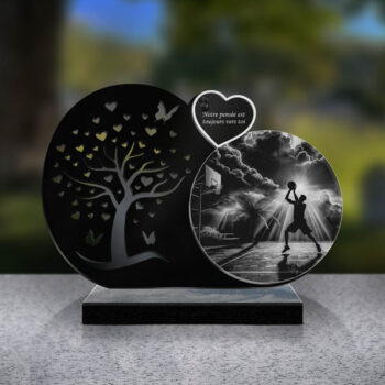plaque funéraire basket