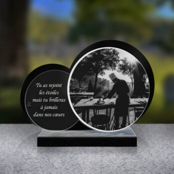 plaque funéraire cuisinier