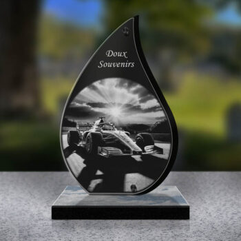 plaque funéraire formule 1