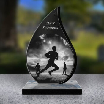 plaque funéraire rugby