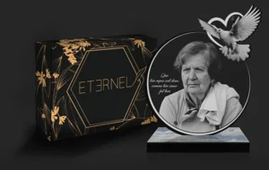 emballage boite plaque funéraire 